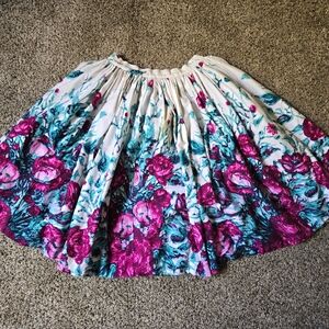 Pinup Couture Pink Floral Skirt